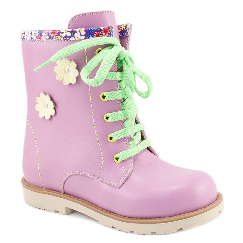 Сапожки Мега Ортопедик утепленные для девочек 419 35-33 сиреневые