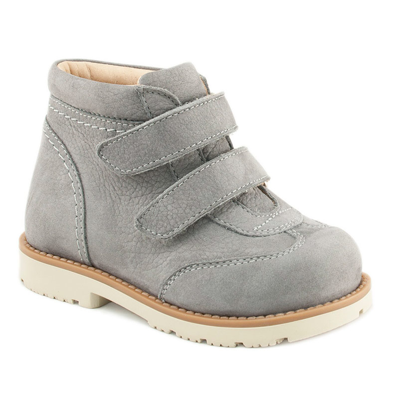 Ботинки Мега Ортопедик утепленные для мальчиков 355 12 серые
