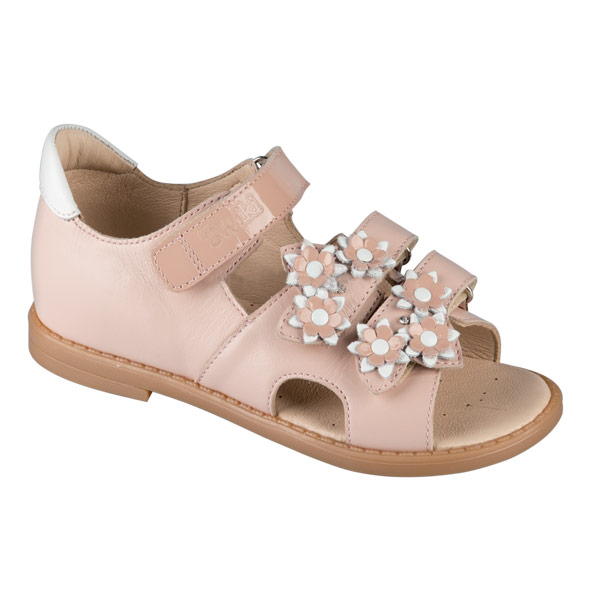 Сандали ортопедические Твики для девочек TW-135 бежевый/розовый