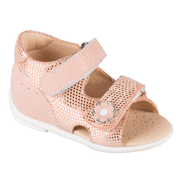 Сандали ортопедические Твики для девочек TW-139 бежевый/золотой