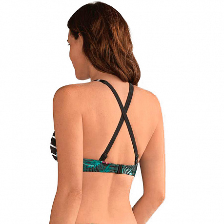 Купальник-топ Amoena Mexico SB TOP 71153 черный/мульти. Изображение 3 из 3