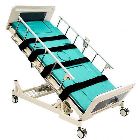 Кровать-вертикализатор электрическая Met четырёхсекционная с функцией переворачивания и туалетом Lift Up. Изображение 2 из 5