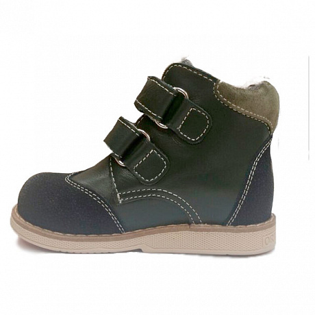 Ботинки ортопедические Твики утепленные для мальчиков TW-318 зеленый/хаки. Изображение 3 из 3