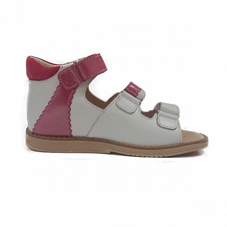 Сандали ортопедические Твики для девочек TW-124 6 белый/фуксия. Изображение 3 из 3