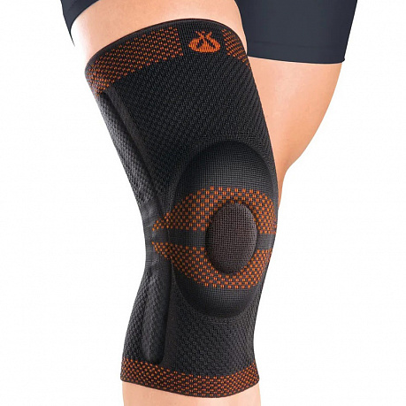 Бандаж коленный Orliman с силиконовой подушечкой и пружинными ребрами жесткости 8104/9104. Изображение 2 из 2